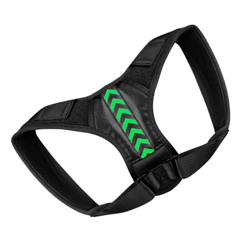 Adjustable Posture Corrector Belt For Back Support Hunchback Relief Black - Image 2