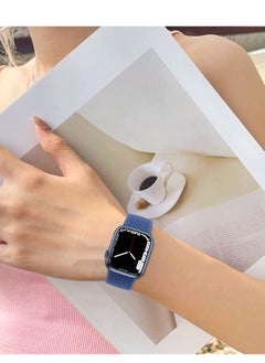 INFOSUN INFOSUN Braided Women Men Replacement Bands Stretchable Elastic Sport Wristband Strap Compatible With Apple Watch SE 38/40/41mm iWatch Series 7/6/5/4/3/2/1  - Image 5