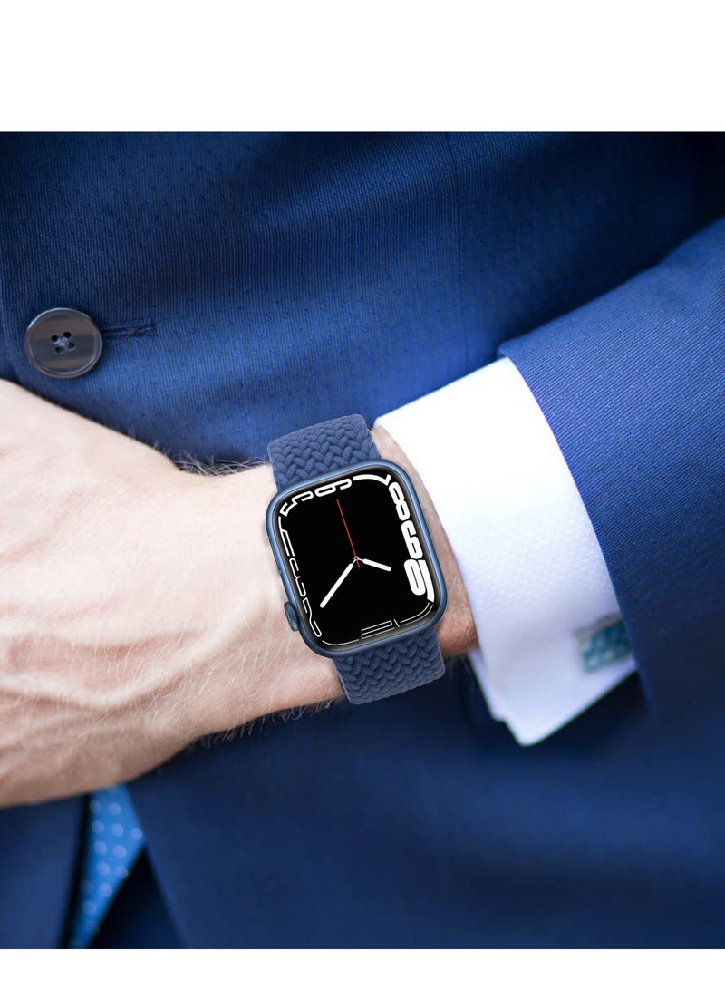 انفوسن مضفر النساء الرجال استبدال العصابات مطاط مرونة الرياضة معصمه حزام متوافق مع أبل ووتش INFOSUN - Image 4