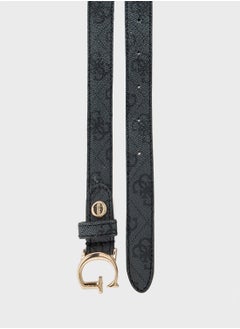 GUESS Logo Detailed None Allocated Hole  Belt  - Image 2