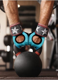 KASTWAVE Gym Gloves, Breathable Training Gloves with Microfiber Fabric, KASTWAVE No-Slip Silicone Padded Palm Protection and Extra Grip, Fitness Gloves for Men & Women, Weight Lifting/ Cross Fit/ Cycling  - Image 3