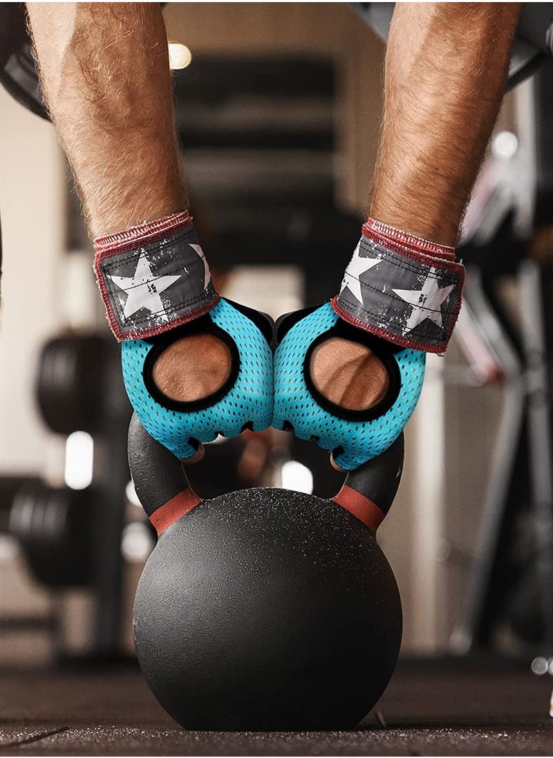 KASTWAVE Gym Gloves, Breathable Training Gloves with Microfiber Fabric, KASTWAVE No-Slip Silicone Padded Palm Protection and Extra Grip, Fitness Gloves for Men & Women, Weight Lifting/ Cross Fit/ Cycling  - Image 3