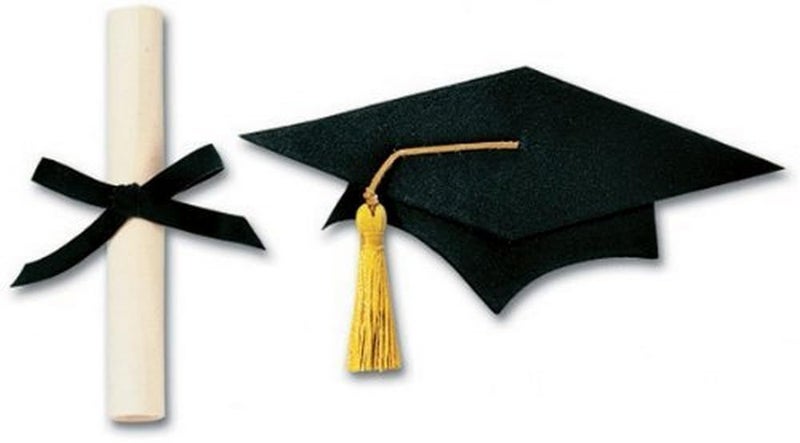 EK Success Jolees Boutique Large Grad Cap ScrollJOLE JJHE021C - Image 3