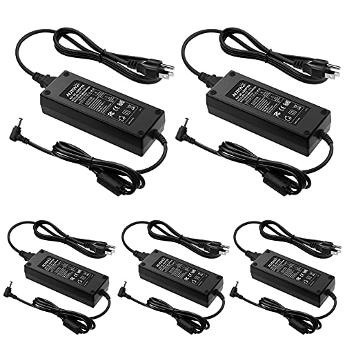 ALITOVE 12V 10A Power Supply Adapter 100-240V AC to DC 12 Volt 10amp 120W Converter 9.5A 9A 8.5A LED Driver Transformer 5.5x2.5mm Plug for LED Strip Light DC Pump LCD Monitor CCTV Camera, Pack of 5 - Image 1