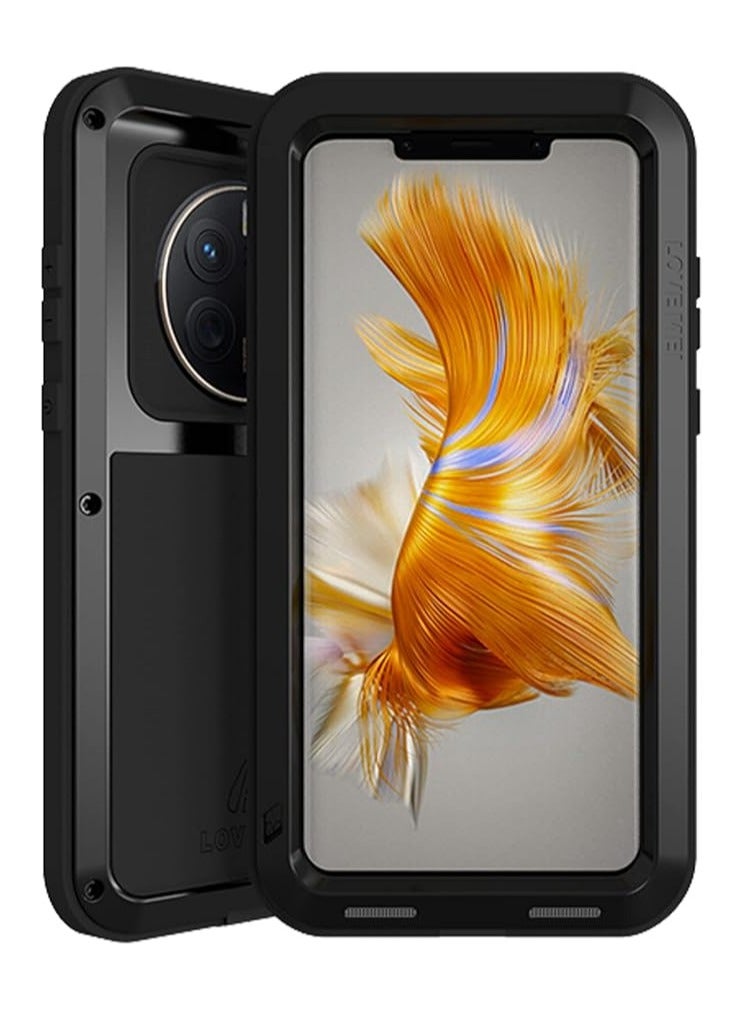 general Case Compatible with Huawei Mate 50 Pro, Aluminum Metal Shockproof High Heavy Duty Sturdy Protector Cover Hard Case Compatible with Huawei Mate 50 Pro - Image 1