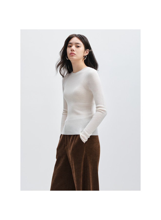 Waxbird Winter Seamless Series Round Neck Base Knitwear Women's Top - Image 3
