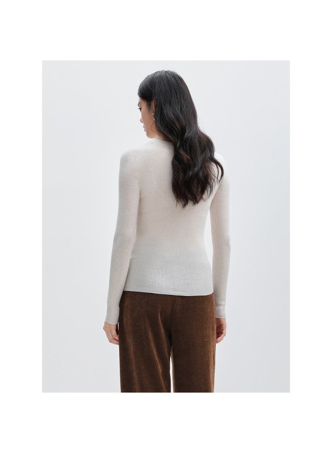 Waxbird Winter Seamless Series Round Neck Base Knitwear Women's Top - Image 4