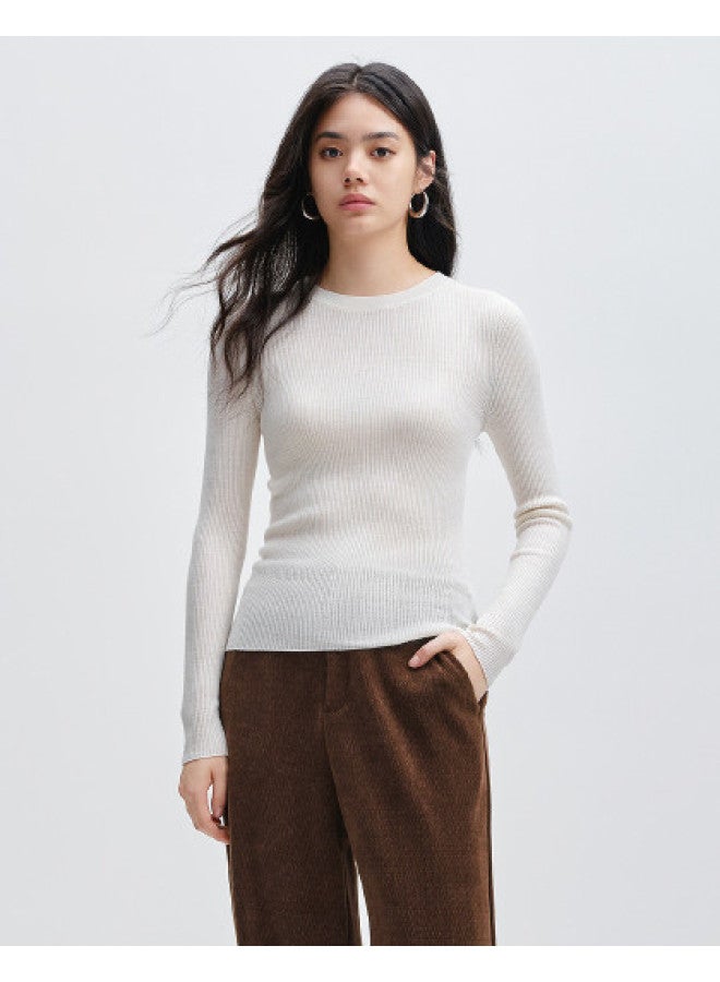 Waxbird Winter Seamless Series Round Neck Base Knitwear Women's Top - Image 1