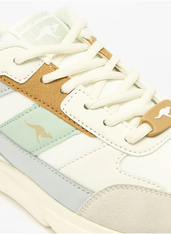كانغاروس Womens Panelled Lace-Up Sports Shoes