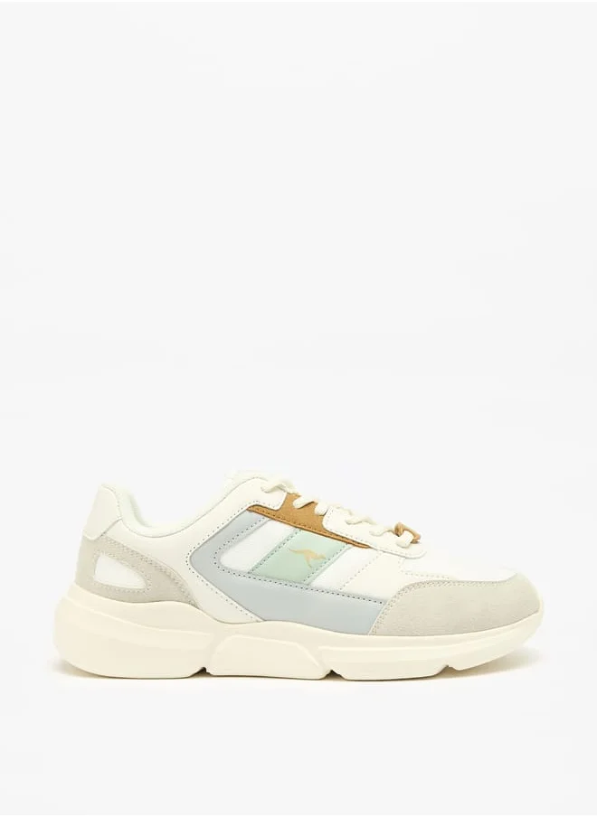 كانغاروس Womens Panelled Lace-Up Sports Shoes