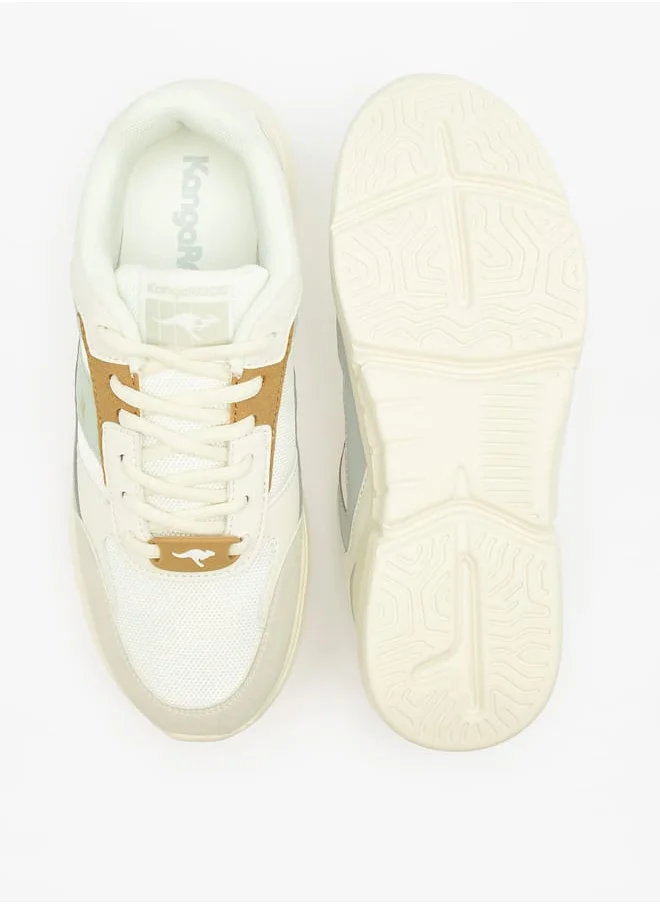 كانغاروس Womens Panelled Lace-Up Sports Shoes