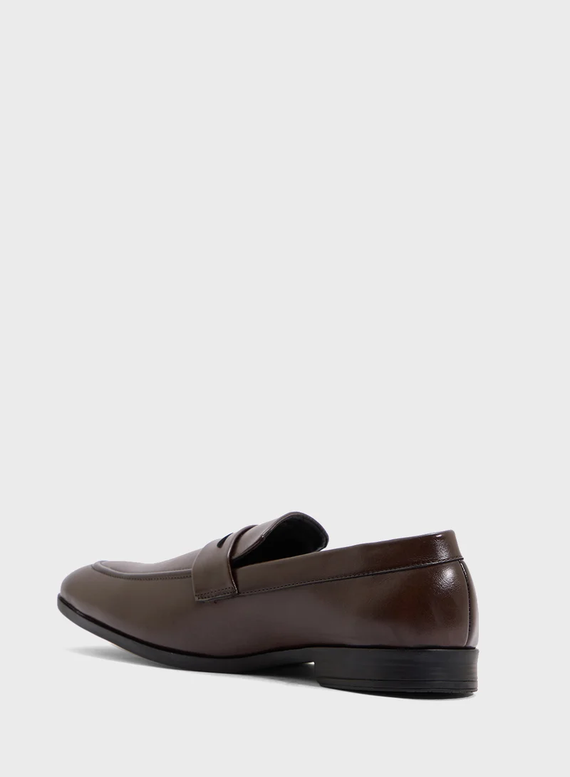 Robert Wood Saddle Detail Classic Formal Slip Ons
