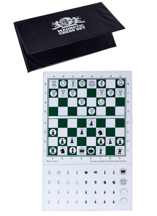 WE Games Supersize Magnetic Checkbook Chess Set 10 In.  - Image 2