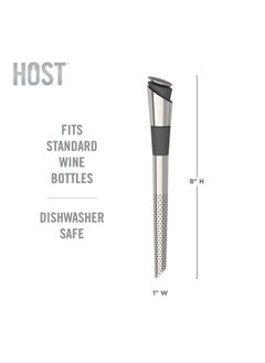 Host Filter Wine Pour Spout By Host Multicolor 8"  - Image 4