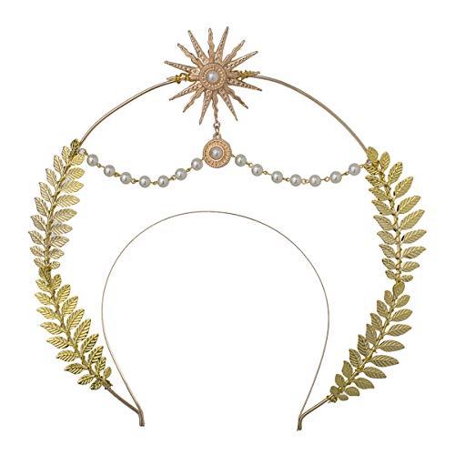 BLESSUME Halo Crown Mary Goddess Headband Women's Halloween Costume Goddess Headpiece (Style 1) - Image 1