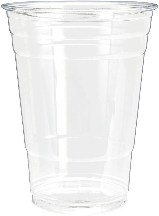 SOLO Cup 100 Piece Company Plastic Party Cold Cups, Clear, 12 oz (TP12-100) - Image 4