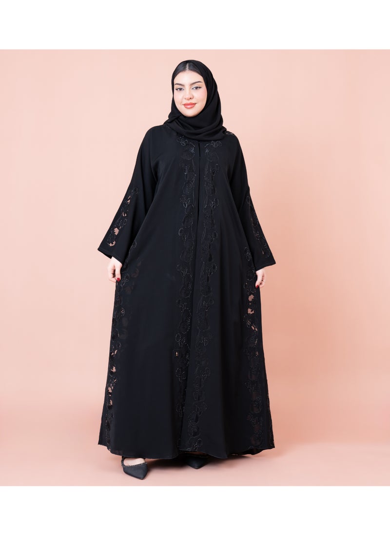 IKKXA Luxury Design Embroidered Abaya  - Image 1