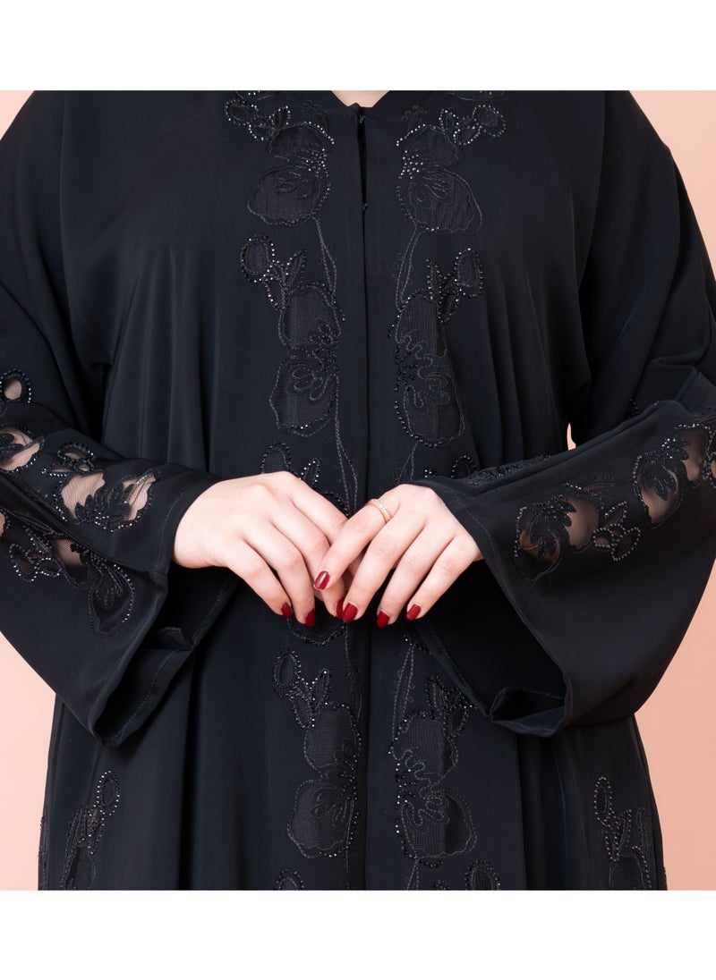 IKKXA Luxury Design Embroidered Abaya  - Image 4