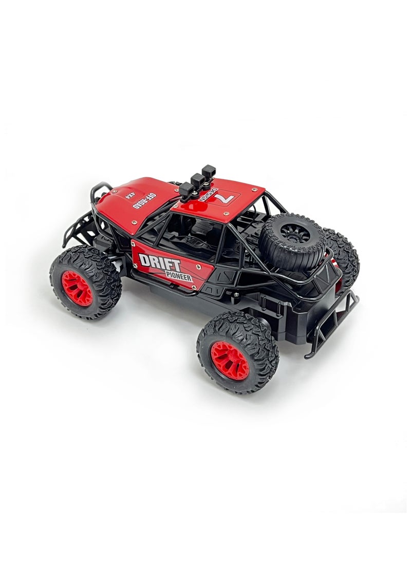 Toyland سيارات الانجراف RC القابلة لإعادة الشحن بمقياس 1:18، 4WD 2.4 جيجا هرتز لجميع التضاريس لعبة كهربائية مصنوعة من خليط معدني للطرق الوعرة Rc وحش التسلق الزاحف شاحنة للأطفال  - Image 3