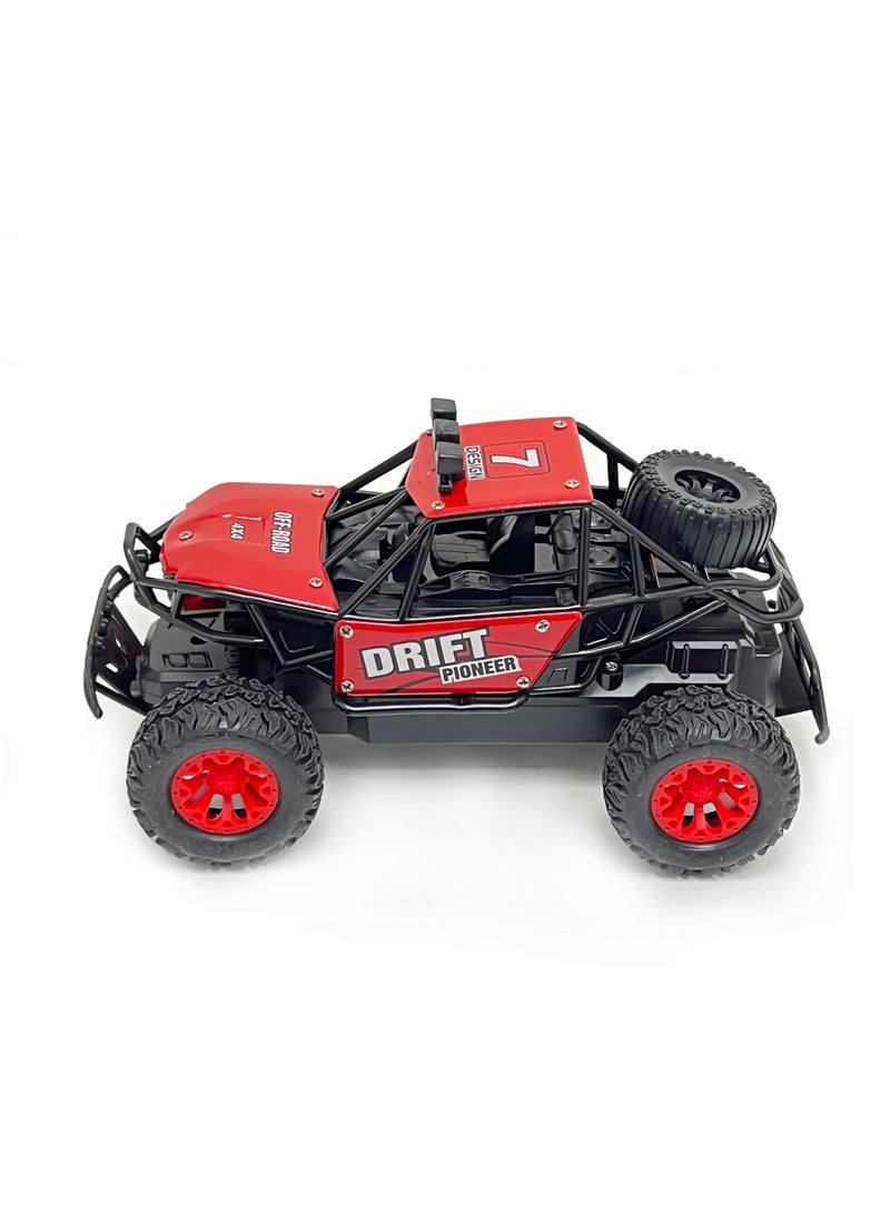 Toyland سيارات الانجراف RC القابلة لإعادة الشحن بمقياس 1:18، 4WD 2.4 جيجا هرتز لجميع التضاريس لعبة كهربائية مصنوعة من خليط معدني للطرق الوعرة Rc وحش التسلق الزاحف شاحنة للأطفال  - Image 4