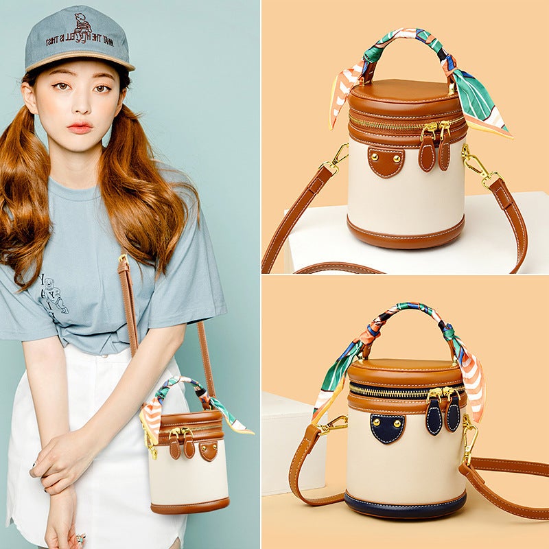 Women's Fashion Bucket Bag Shoulder Crossbody - Image 1