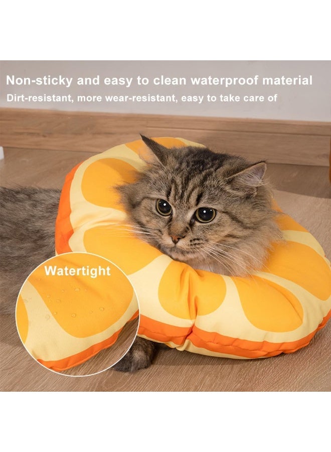 A.M Cat Cone Collar, Soft Adjustable Pet Recovery Collar, Cute Sun Flower Neck Cat Cones, Quicker Healing After Surgery - Image 4