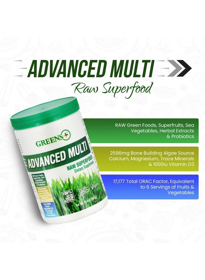 Greens+ Advanced Multi Raw Superfood ; Essential Blend Of Raw Foods Superfruits And Sea Vegetables Powder ; Vegan ; Dietary Supplement ; Non Gmo Soy Dairy & Glutenfree ; Size 9.4Oz - Image 5