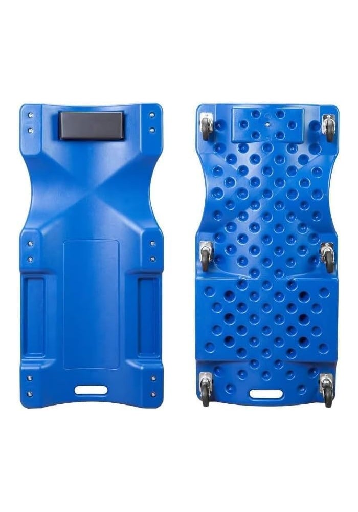 H.T.E Heavy-Duty Plastic Garage Creeper – 40 Inch Mechanic Rolling Creeper with 6 Casters - Image 1