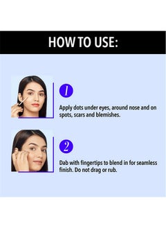 Blue Heaven Flawless Matte Liquid Cream Full Coverage Concealer For Normal Skin, 101, Vanilla, 17Ml, Pack Of 1  - Image 4