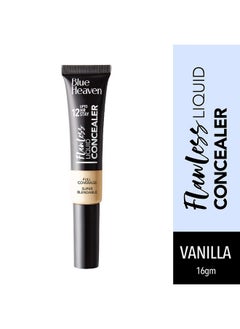 Blue Heaven Flawless Matte Liquid Cream Full Coverage Concealer For Normal Skin, 101, Vanilla, 17Ml, Pack Of 1  - Image 2