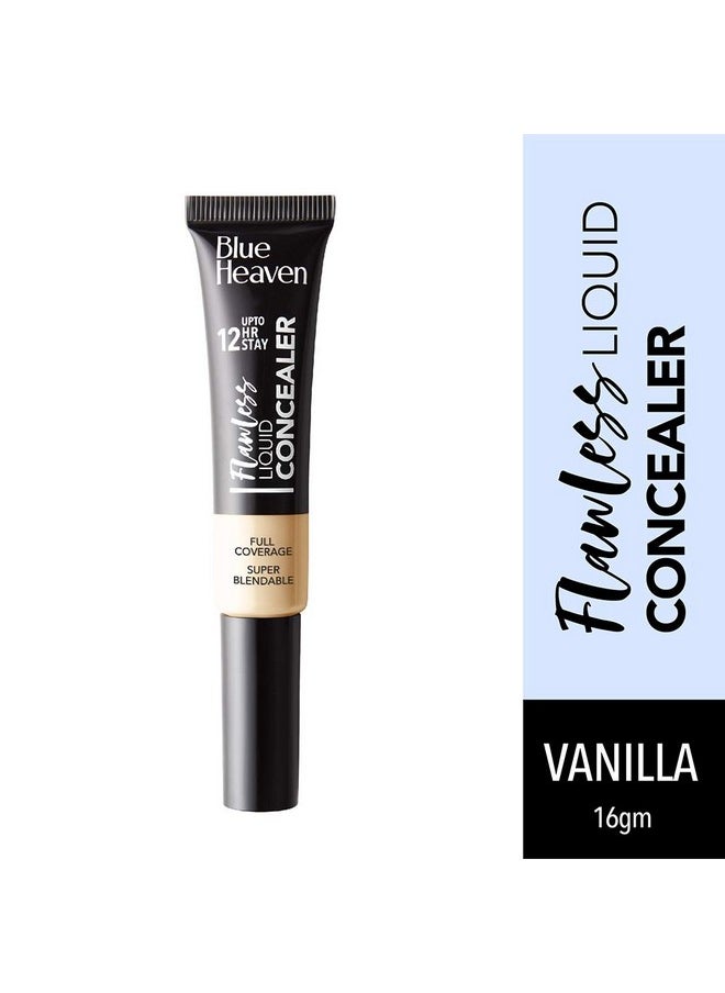 Blue Heaven Flawless Matte Liquid Cream Full Coverage Concealer For Normal Skin, 101, Vanilla, 17Ml, Pack Of 1  - Image 2