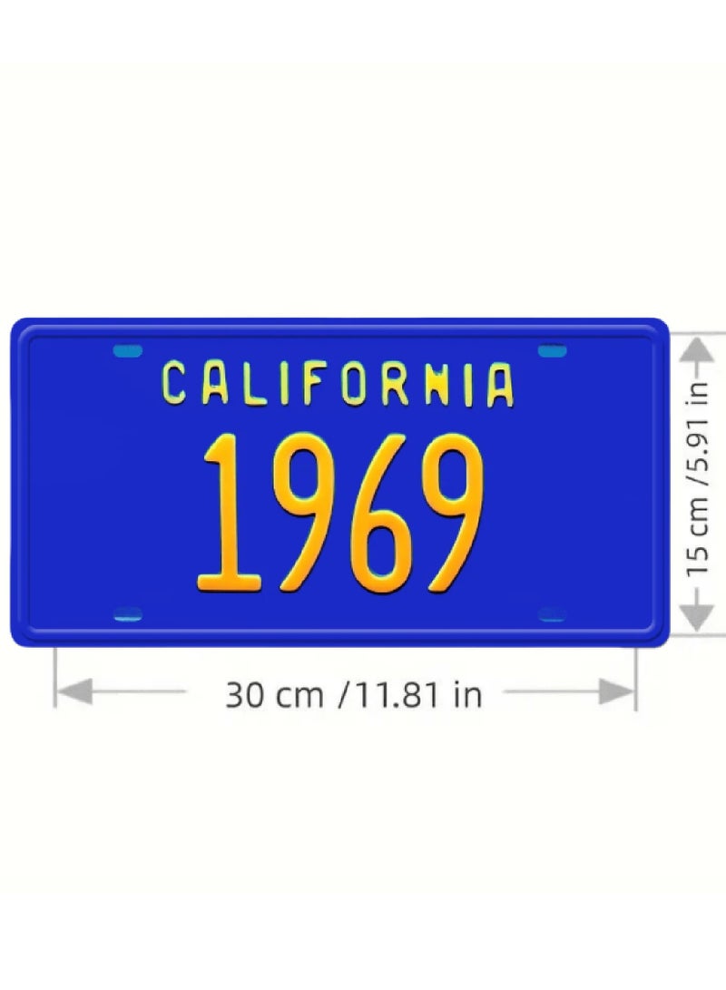 971ميديا لافتة كاليفورنيا المعدنية للسيارات وغرف المعيشة - Image 3