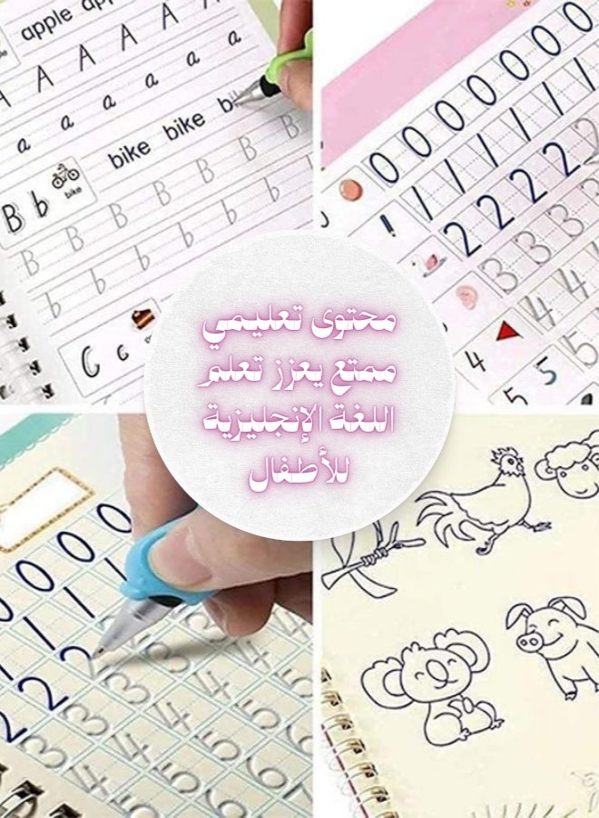 Magic Practice Copybook Set for Kids – Reusable Preschool Writing Training Set - Image 2