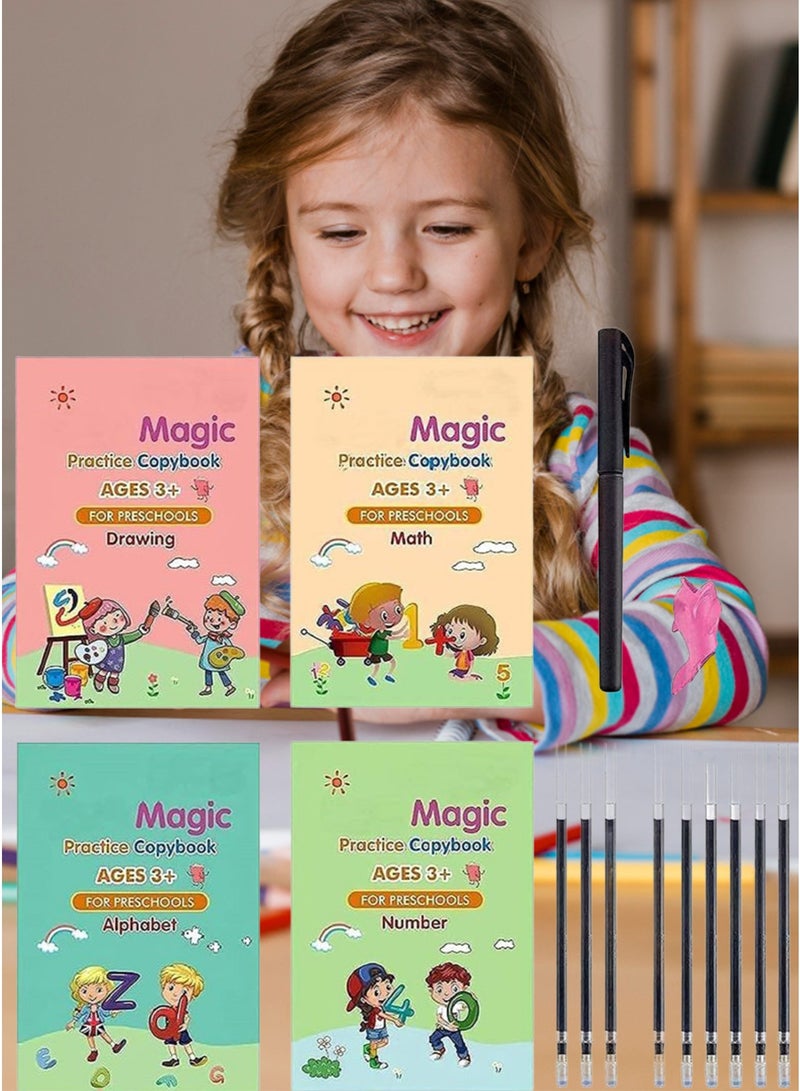Magic Practice Copybook Set for Kids – Reusable Preschool Writing Training Set - Image 4