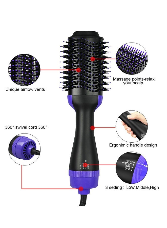 Professional Hair Dryer Brush and Hot Dryer Electric Comb One Step Hair Dryer Fast Hair Straightener 3 in 1 Design - Image 3