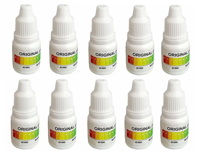 Aqualiquid RO pH Drops for Alkaline Level Testing – pH Tester Liquid with Color Chart for Accurate Water Testing (Pack of 10) - Image 1