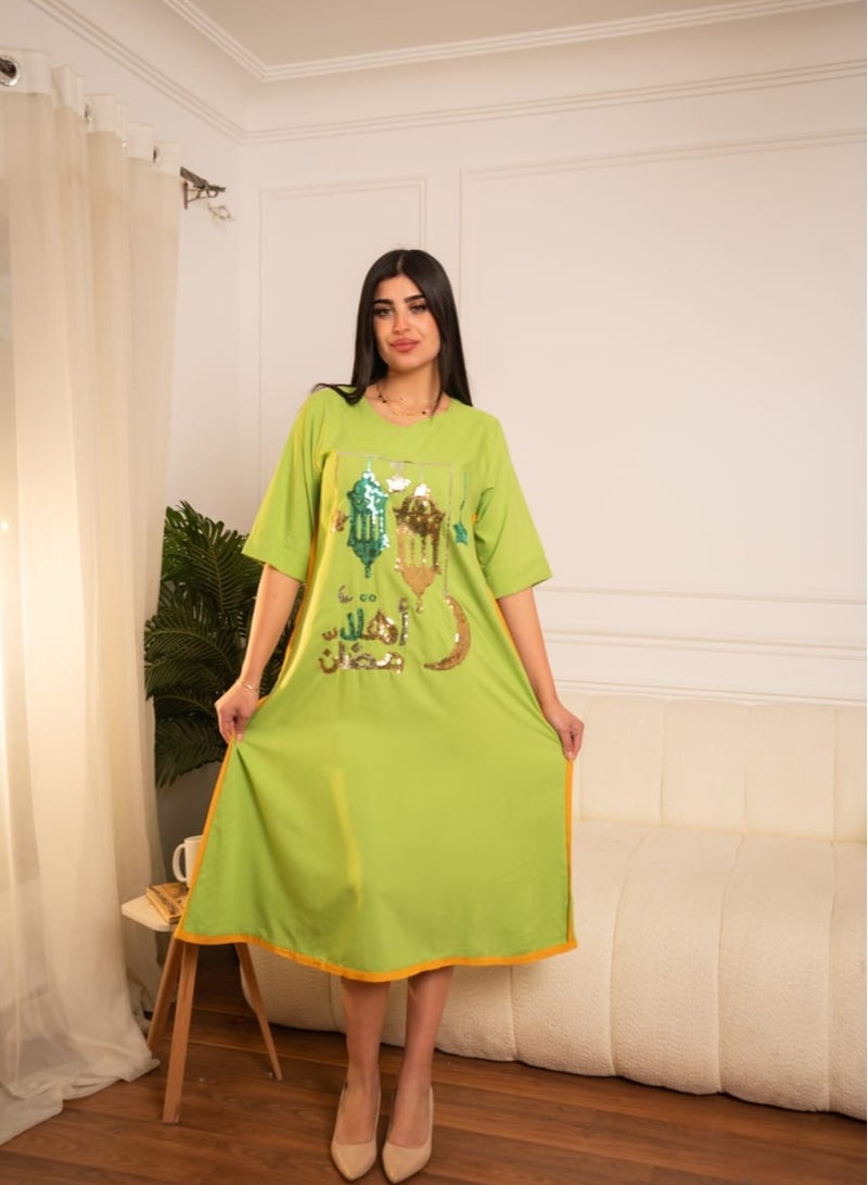 Brides Midi jalabiya Ahla Ramadan A462 - Image 1