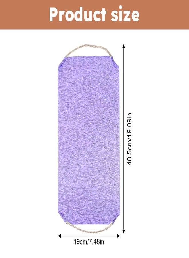 Calidaka 4pcs Exfoliating Back Scrubber Exfoliating Washcloth Towel with Handles Double-Sided Back Exfoliator Body Scrub Towel Body Scrubber Exfoliator Back Scrubber Washer(Color:as Shown) - Image 2