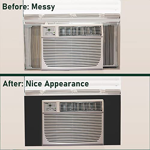 Flehomo Window AC Side Panel, Full Surround Insulation Window Air Conditioner Foam Panels, Insulated Side Panels Kit for Window AC Units for Winter and Summer, Black - Image 4