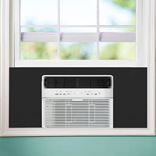 Flehomo Window AC Side Panel, Full Surround Insulation Window Air Conditioner Foam Panels, Insulated Side Panels Kit for Window AC Units for Winter and Summer, Black - Image 1