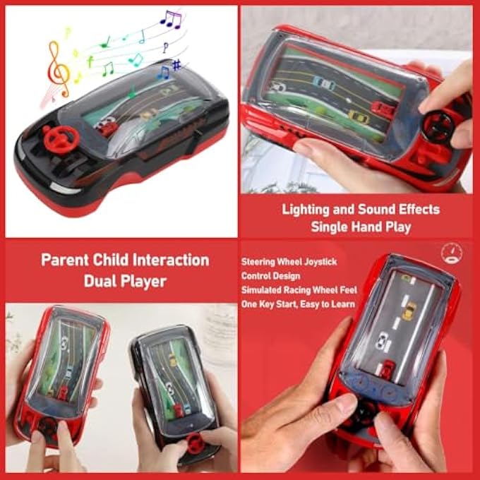 HANDHELD RACING CAR GAME, ADVENTURE RACING CAR HANDHELD GAME,VEHICLE SIMULATION, DUAL PLAYER MODE, INTERACTIVE MULTIPLAYER RACING ADVENTURE GAME FOR BOYS AND GIRLS - Image 4