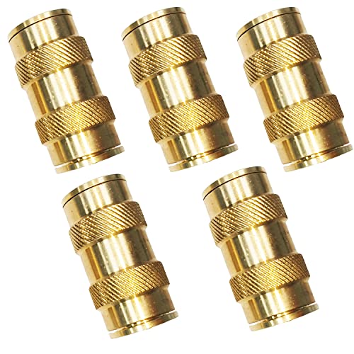 TL TOOLEGIN Push to Connect Fittings - 3/4 Inch Tube OD Pneumatic & Air Line Fittings - 5pcs - Image 1
