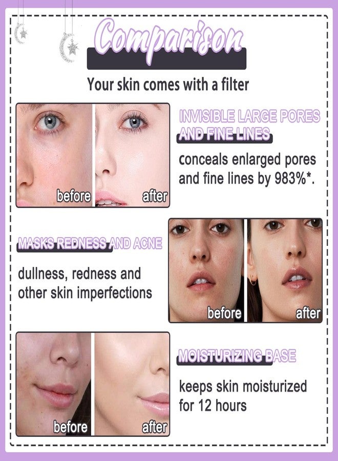 WYBLZPXZ Tri-Color Corrector Isolation Cream, One Step Correcting Facial Serum Makeup Primer Base, Moisturizing Flawless Foundation - Image 3