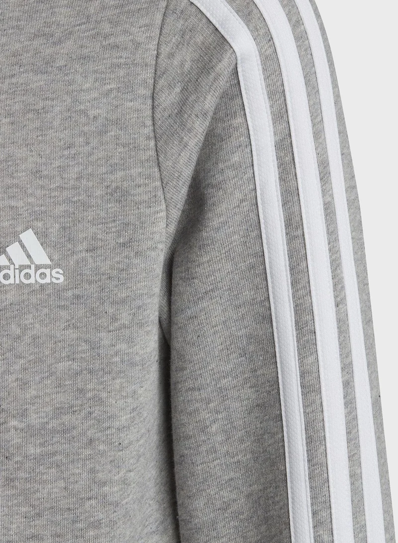 اديداس سُترة Essentials 3-Stripes Full-Zip