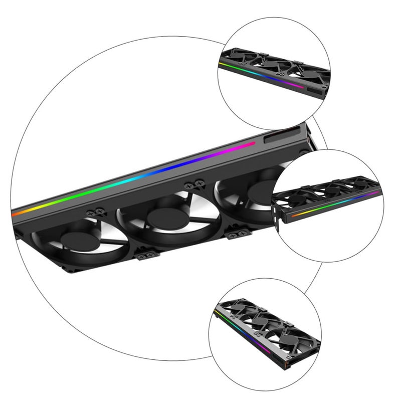ARGB GPU Cooling Fan Silent 5V PCI Video Card Cooler for Desktop PC Small Internal Fan - Image 4