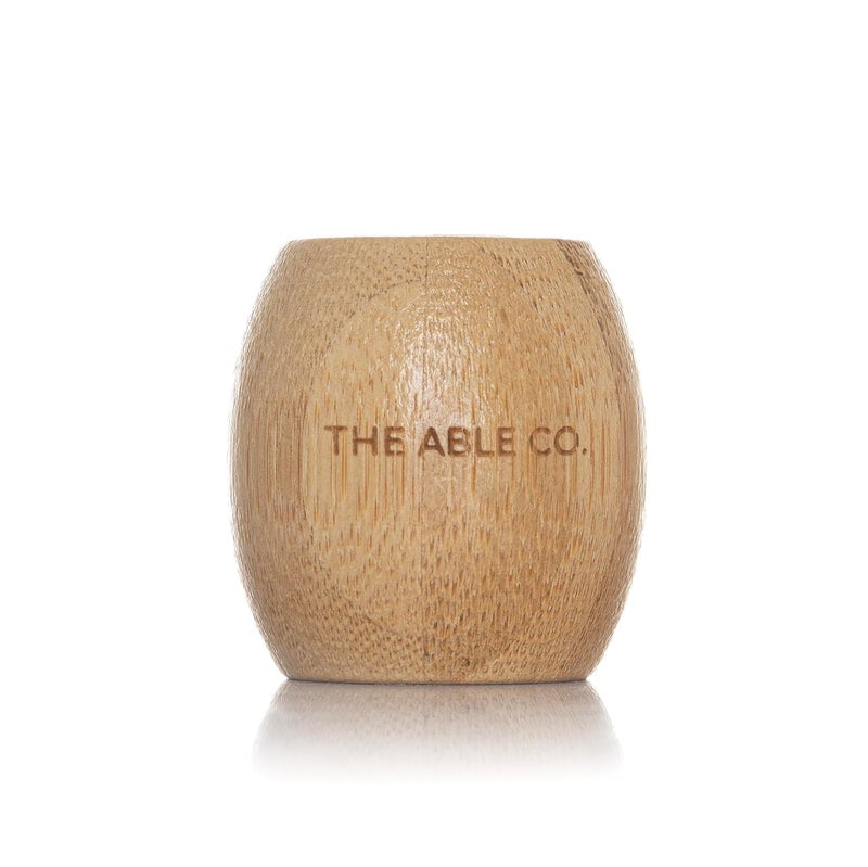 The Able Co Bamboo Toothbrush Stand Bathroom Decor Brush Stand of Bamboo Wooden for Bathroom  - Image 1