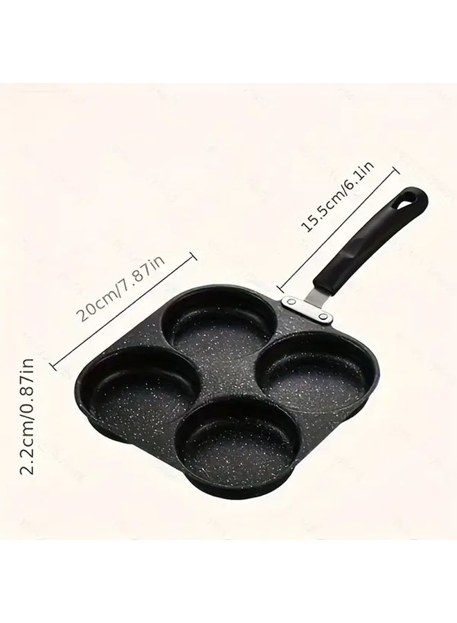 4 In 1 Multifunctional Breakfast Pot Cast Iron Non-Stick Omelette Pan For Gas And Electric Stoves Modern Kitchen Cookware - Image 3