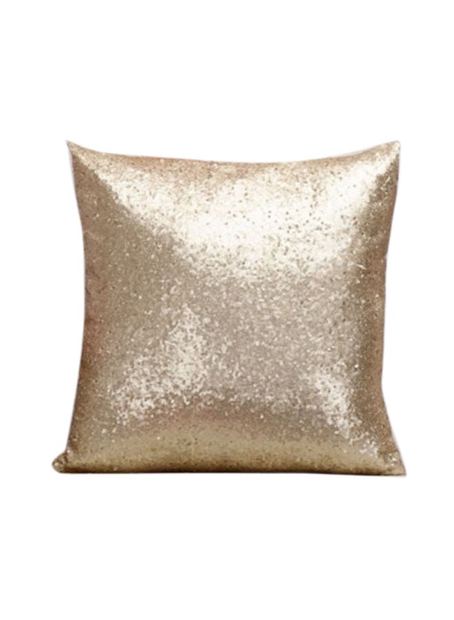 NIBEMINENT Cmeuropean Glitter Pillow Gold 40x40centimeter