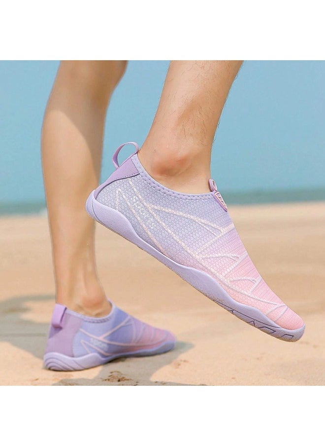 ShebSheb Water Shoes for Women,Quick Dry Wide Toe Breathable & Non-Slip Swimming Shoes  - Image 1