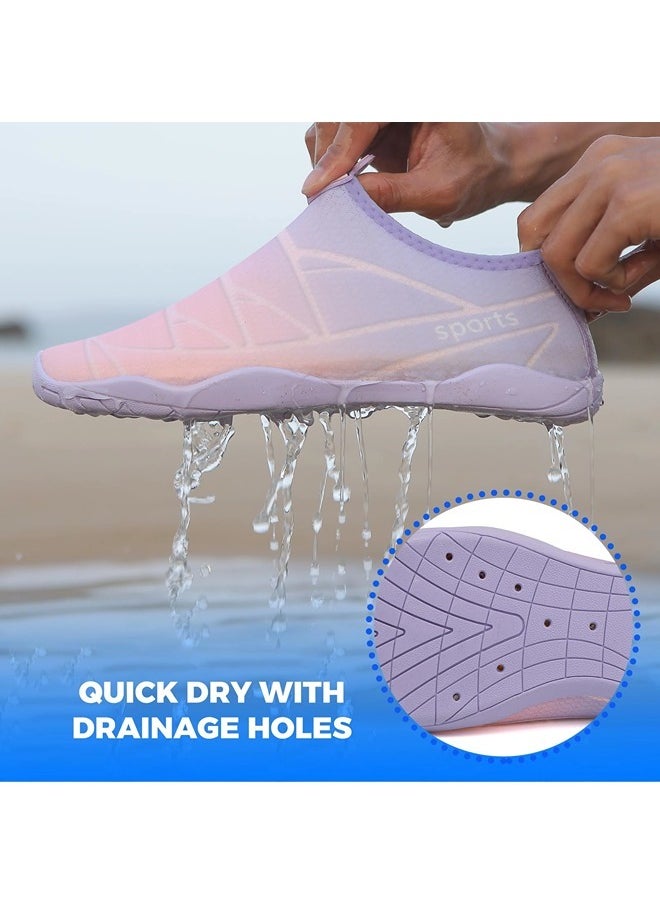 ShebSheb Water Shoes for Women,Quick Dry Wide Toe Breathable & Non-Slip Swimming Shoes  - Image 4